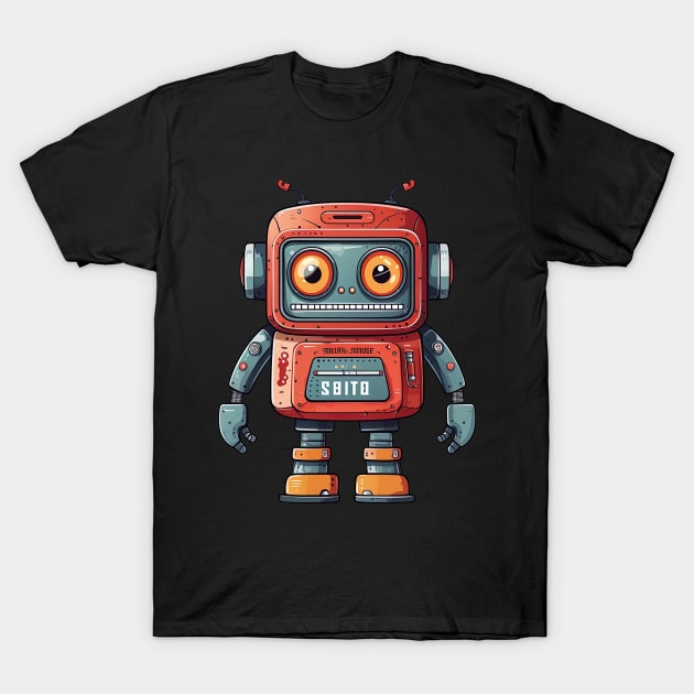 Tin Toy Robot T-Shirt by ArtLegend99